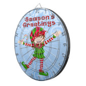 Season's Groeten Elf Dart Board Dartbord (Voorkant Rechts)
