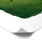 Seasons - Poster d'art de l'aquarelle et de l'encr (Coin)