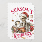 Season's Readings Feestdagenkaart (Voorkant / Achterkant)