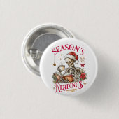 Season's Readings  Ronde Button 3,2 Cm (Voorkant /achterkant)