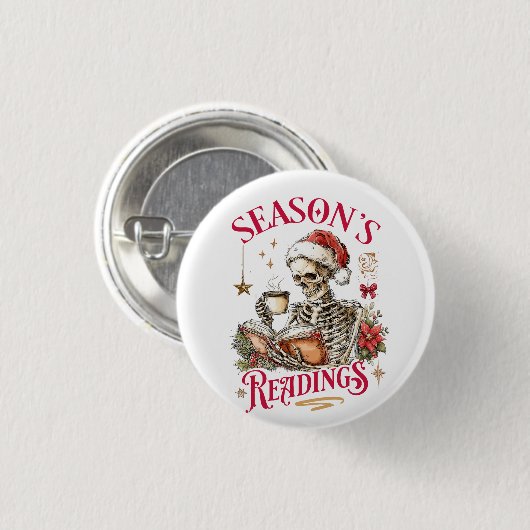 Season's Readings Ronde Button 3,2 Cm (Voorkant /achterkant)