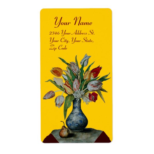 SEASON'S VRUCHTEN - Geel sinaasappel Etiket (Voorkant)