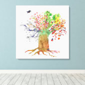 Seasonstreebird canvas (Insitu (Houten vloer))