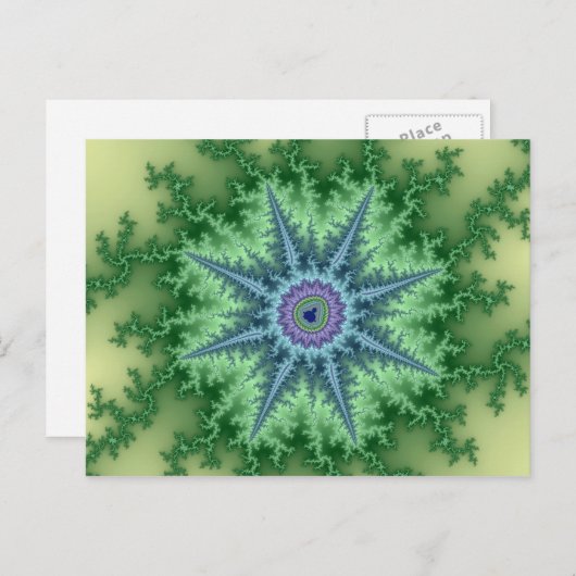 Seastar - Fractal Briefkaart (Voorkant / Achterkant)