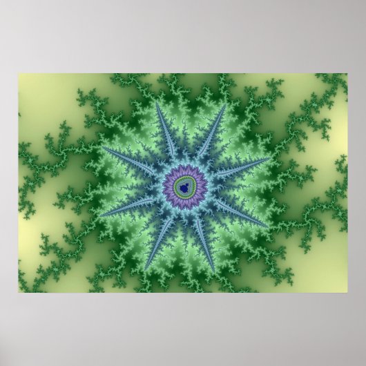 Seastar - Fractal Poster (Voorkant)