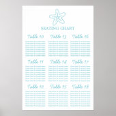 Seastar Wedding Table Planner 10-18 Poster (Voorkant)