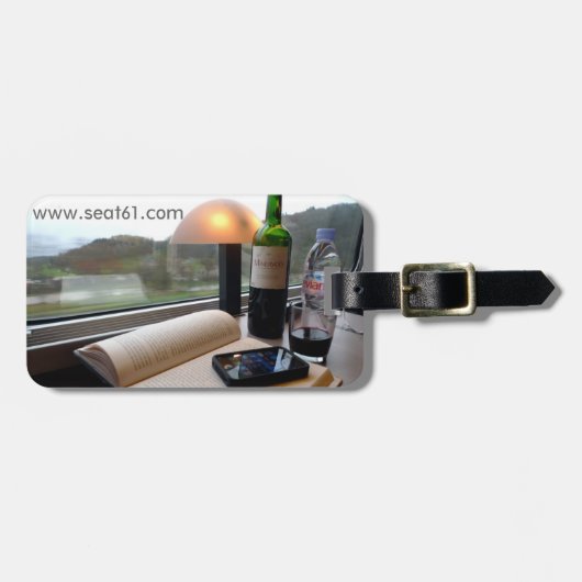 Seat61 TGV-bagageetiket Bagagelabel (Voorkant horizontaal)