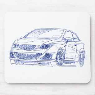 Seat Ibiza FR 2010 Muismat