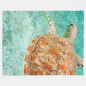 Seat Turtle Fleece Deken (Voorkant (Horizontaal))