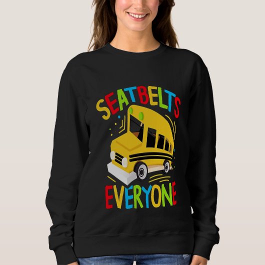 Seatbelts Everyone  Magic School Bus Driver Trui (Voorkant)