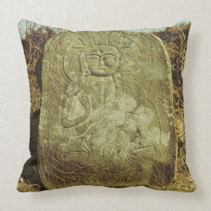 Seated Bodhisattva, Koreaans, c.985 AD (graniet) Kussen