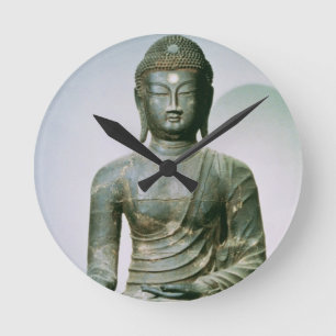 Seated Sakyamuni Buddha uit Ch'ungung-ni (ijzer) Ronde Klok