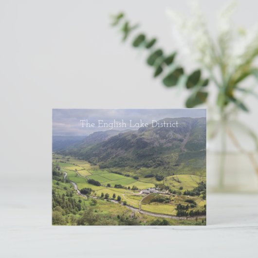 Seathwaithe Valley, het Engelse Lake District Briefkaart (Staand voorkant)