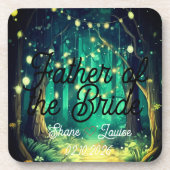 Seating Name Tag Wedding Bier Onderzetter (Voorkant)