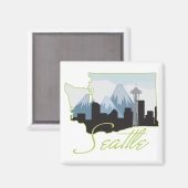 Seatle Magneet (Voorkant / Achterkant)