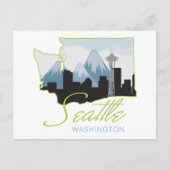 Seatle Washington Briefkaart (Voorkant)