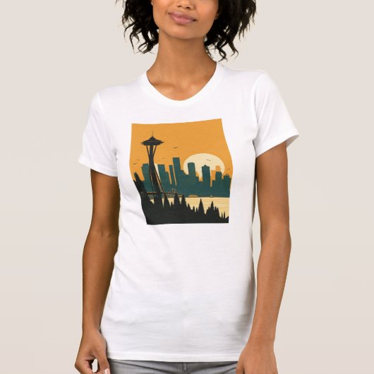 SEATTLE #1 T-SHIRT (Voorkant)