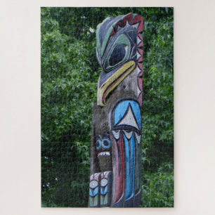 Seattle Bird Topped Totem Pole Legpuzzel