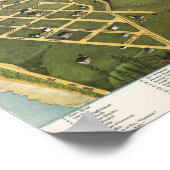 Seattle birdseye map - 1891 (Koch) BigMapBlog Poster (Hoek)