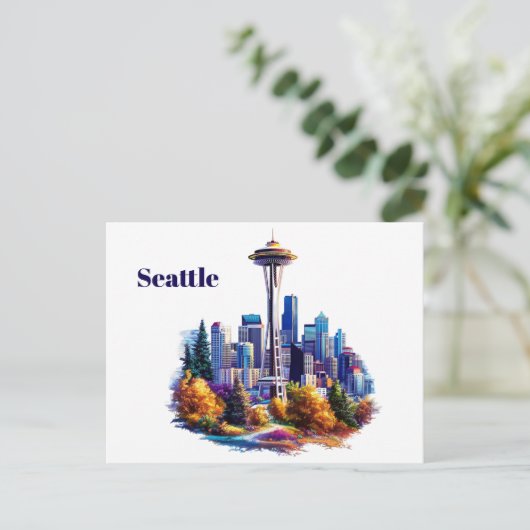 Seattle Briefkaart (Staand voorkant)