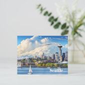 Seattle Briefkaart (Staand voorkant)