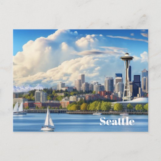 Seattle Briefkaart (Voorkant)