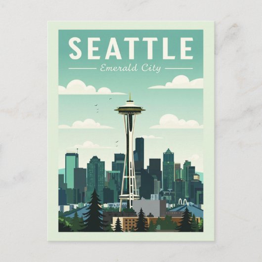  Seattle Briefkaart (Voorkant)