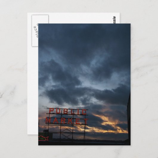 Seattle Briefkaart (Voorkant / Achterkant)