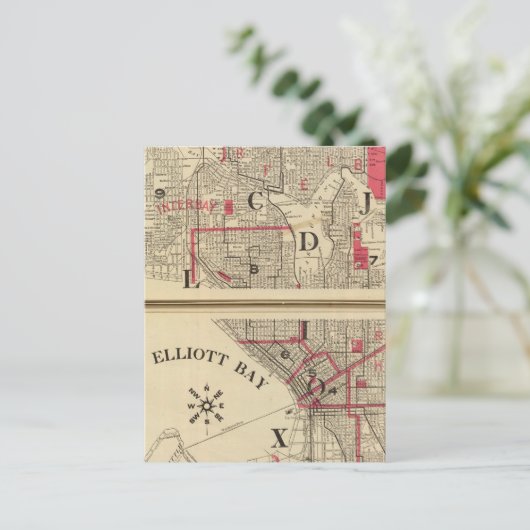 Seattle Briefkaart (Staand voorkant)