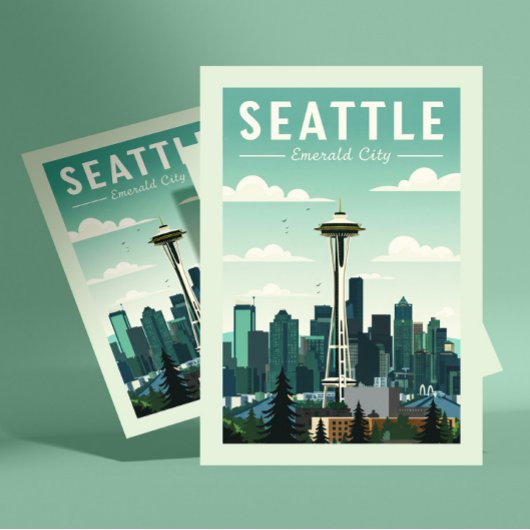  Seattle Briefkaart