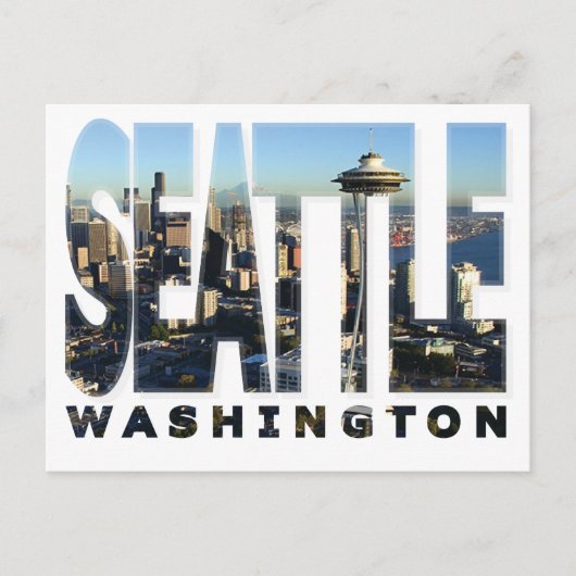 Seattle, Briefkaart Washington (Voorkant)