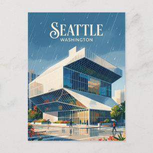 Seattle Central Library VS Briefkaart