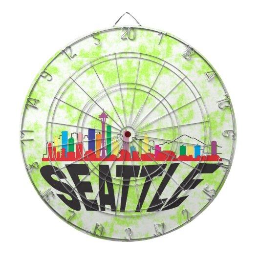 Seattle Dartbord (Voorkant)