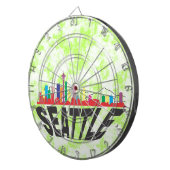 Seattle Dartbord (Voorkant Rechts)