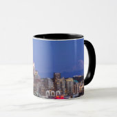 Seattle, Downtown en Mt. Rainier in Twilight Mok (Voorkant rechts)