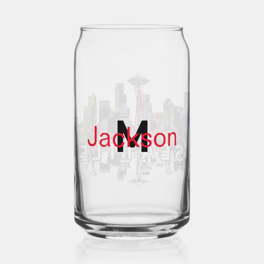 Seattle en graffiti avec monogramme (Verso)