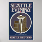 Seattle Evening Print (Voorkant)