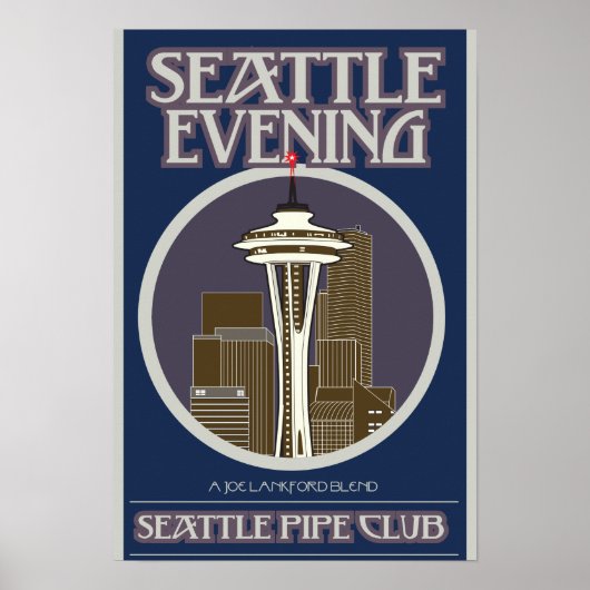 Seattle Evening Print (Voorkant)