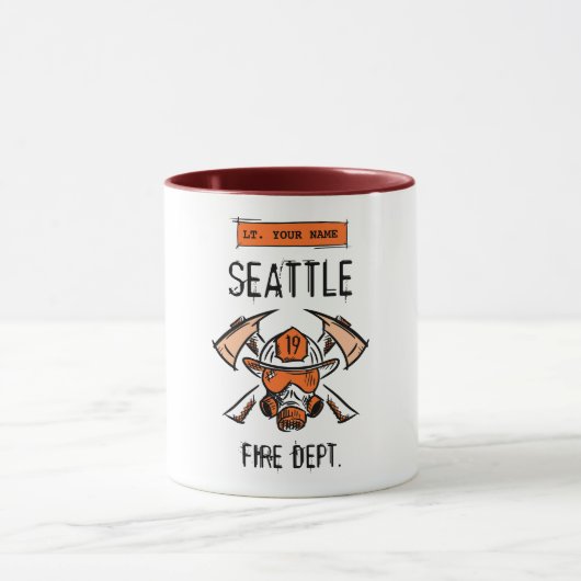 Seattle Fire Department 19. Sjabloon brandweerlied Mok (Midden)