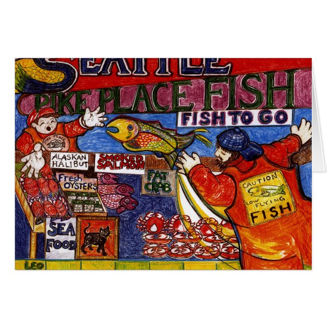 Seattle Fish Market (Voorkant Horizontaal)
