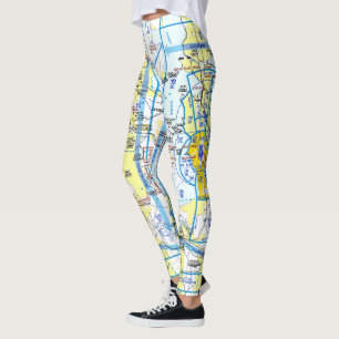 Seattle Flyway Chart leggings