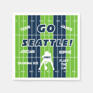 Seattle Football Familie Papier Servet
