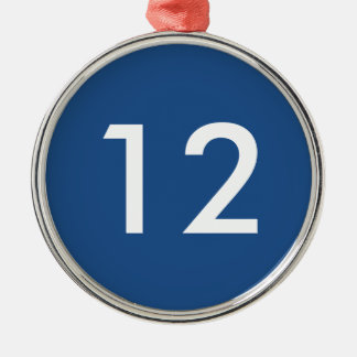 Seattle Football Fan 12 kerstversiering Metalen Ornament