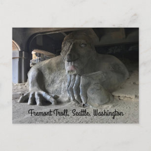 Seattle Fremont Troll #1 Briefkaart