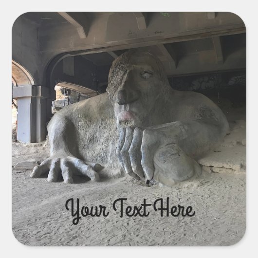 Seattle Fremont Troll #1 Stickers (Voorkant)