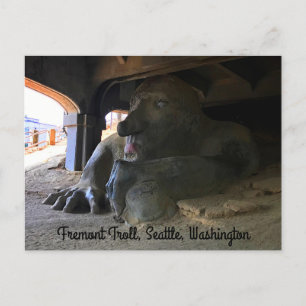Seattle Fremont Troll #2 Briefkaart