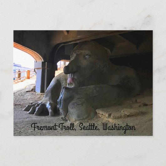 Seattle Fremont Troll #2 Briefkaart (Voorkant)