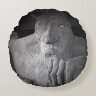 Seattle Fremont Troll 2-zijdige print kussen