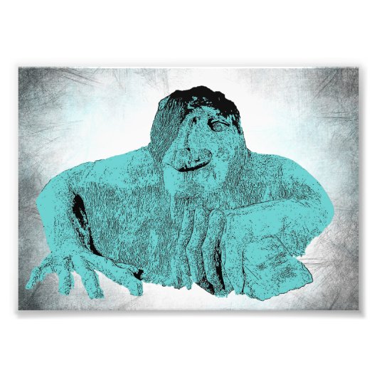 Seattle Fremont Troll Foto Afdruk (diverse formate (Voorkant)