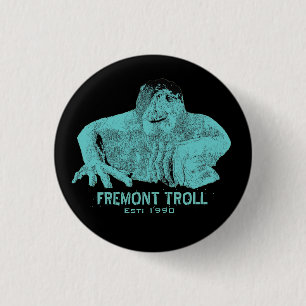 Seattle Fremont Troll Knop Ronde Button 3,2 Cm